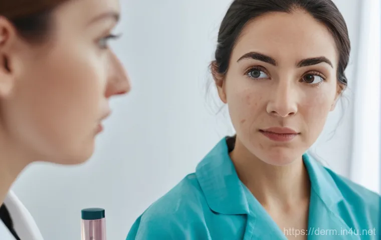 피부과 자가 관리법 - **Image prompt 1: The Contrast of Self-Trained Skincare vs. Professional Dermatological Care**
A...